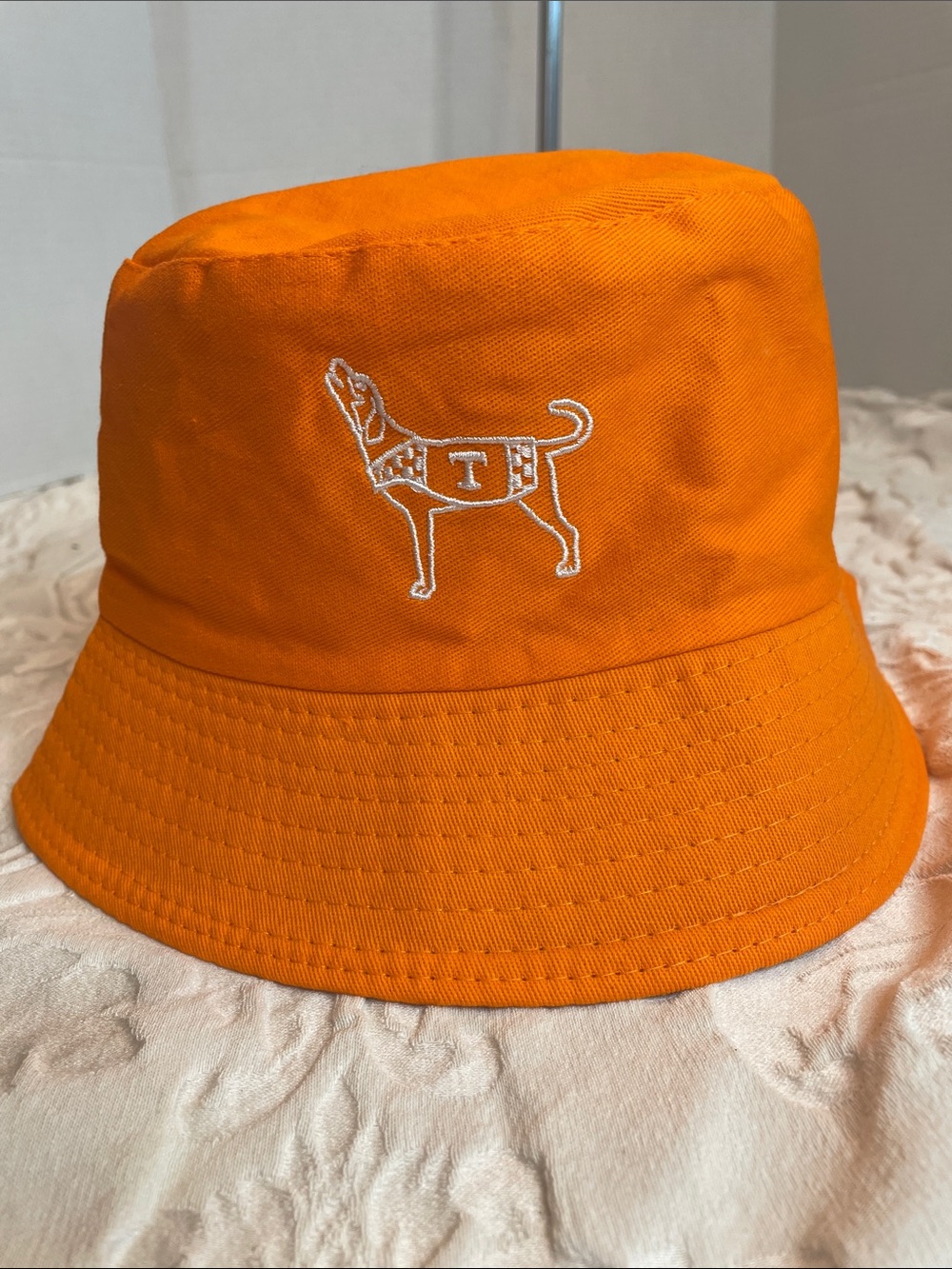 University of Tennessee Orange Bucket Hat with Smokey Dog Embroidery